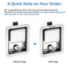 Loclink Truck Tool Box Lock Replacement kit, 2PCS Stainless Steel