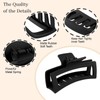 3 PCS Hair Clips for Women, Large Claw Clips, Plastic