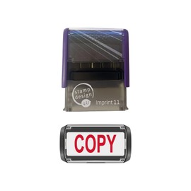 Imprint 11 38 x 14mm Copy Self Inking Rubber Stamp in Red Ink Stamp Design 4U