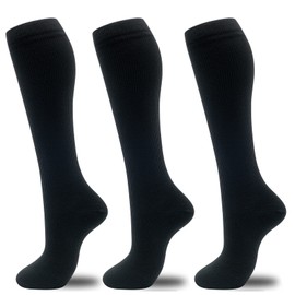 fenglaoda Compression Socks for Women Men 3 Pairs Graduated Compression Support Circulation Socks for Nurses