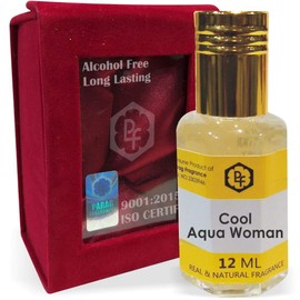 Parag Fragrances Parag Fragrances Cool Aqua Woman Attar 12ml With Precious Gift Pack|Best Attar For Man|Long Lasting Attar|Ittar|Attar|Perfume|Fragrance Oil|Gift For Man Also Available in 25ml/100ml/500ml