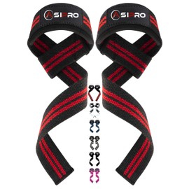 ASIPRO Lifting Straps Strength Training Women & Men 60 cm Lifting Straps Gym 5 mm Padded Fitness Grip Aids Strength Sports Wrist Straps Gym Deadlift Weightlifting Straps Pull Aid Gym, Hand Straps Gym