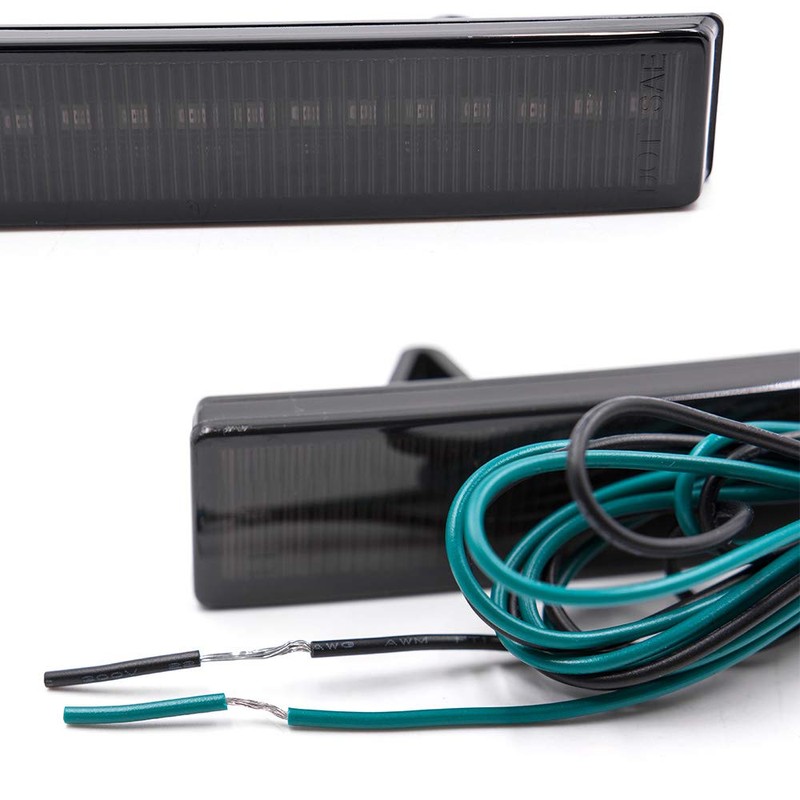 NJSBYL Corvette C7 LED Bumper Reflector Lights for 2014-2019 Chevy