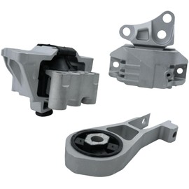 WELLBOX 3PCS Engine Motor Mount Set for Jeep Renegade 2015-2020, Compass 2017-2020, for Fiat 500X 2.4L L4 2016-2018, for Ram Promaster City 2015-2020 Replaces# 68363756AA, 68258599AA, 68363755AA
