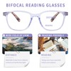 OPTOFENDY Bifocal Reading Glasses for Women, Blue Light Blocking Readers
