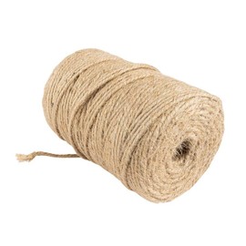 Ideen mit Herz Jute Ribbon | 100 m | on Roll | Natural | Craft Twine, Jute Cord, Decorative Cord | Ideal for Household, Garden, Decoration, DIY, Crafts