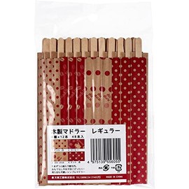 Wooden Muddler Regular 4 Types x 12 Pieces, 48 Pieces