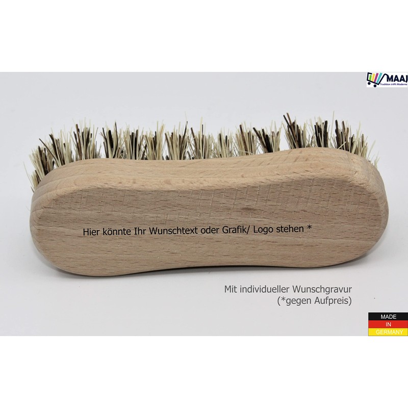 MAAJ Vegetable Brush Hard Mini Hard Union Bristles + Wood