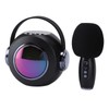 Bluetooth Mics Speaker Set with Colourful Light Effect Noise Reduction