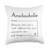 Spider Lover Arachnid Cobweb Terrarium Tarantula Throw Pillow