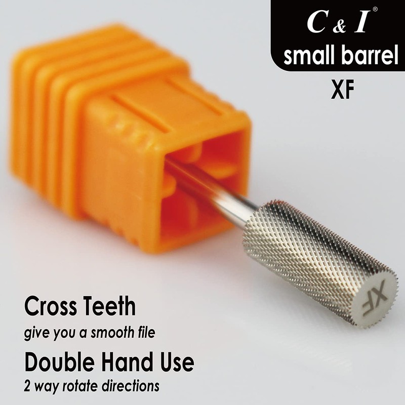 C & I Small Barrel Nail Drill Bits, Professional Electric