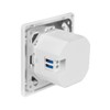 LogiLink PA0332 Flush-Mounted Socket with 2 x USB-C (25 W/15