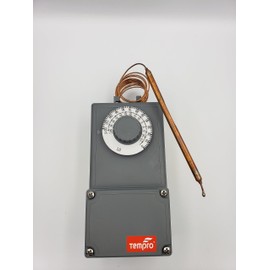 TEMPRO TP519 Industrial LINE Voltage Thermostat with Extended Sensor Heat OR Cool