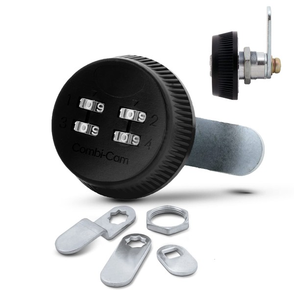 Combi-Cam FJM Security 7803S-Black, 1 Pack, Black