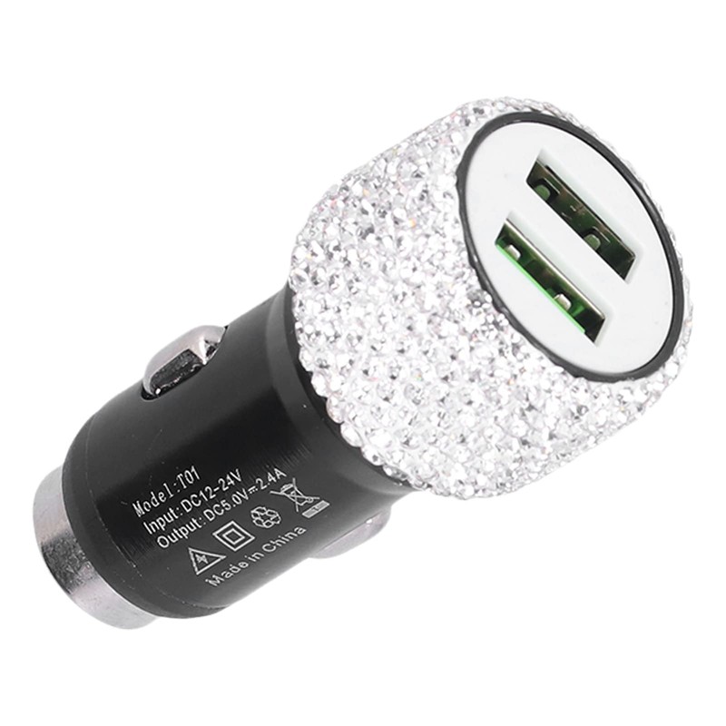 Car Charger, USB Car Charger, 5 V, Decoration, Dual Port