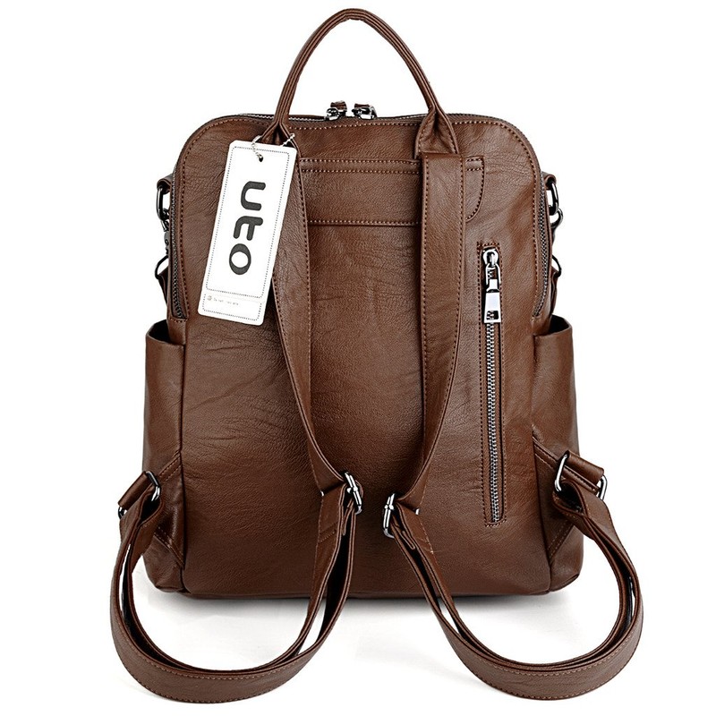 UTO Women Backpack Purse 3 Way Ladies Rucksack Travel Shoulder