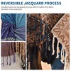 Edcooy Boho Throw Blanket, Chenille Jacquard Tassels Throw Blankets for