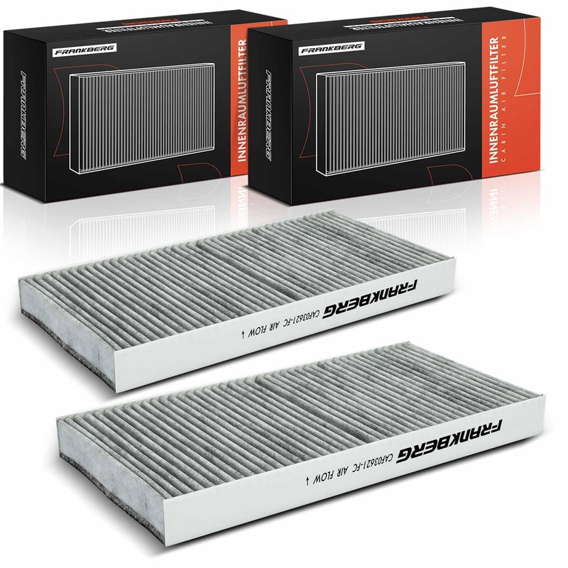 Frankberg 2x Cabin Air Filters with Activated carbon Compatible with