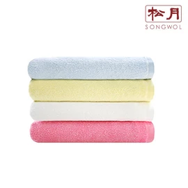 Songwol Towel Thin Towel Daily 34 5 sheets, baby pink / 송월타올 얇은수건 데일리34 5장, 베이비핑크