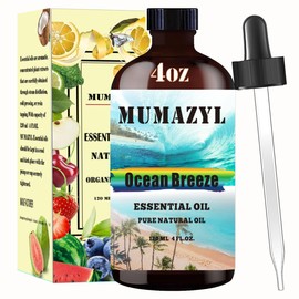 Ocean Breeze Essential Oil, Ocean Breeze Oil 4 Fl Oz 120ML for Diffuser Humidifier Yoga Cleaning DIY Candle Soap Making Ocean Breeze Fragrance Oils