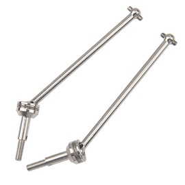2Pcs ShareGoo Metal CVD Drive Shaft Dogbone Joint Compatible with WLtoys 104001 1/10 RC Car Upgrade Parts (Silver)