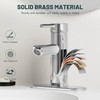 Greenspring Chrome Bathroom Faucets, Single Handle Bathroom Faucet 1 Hole
