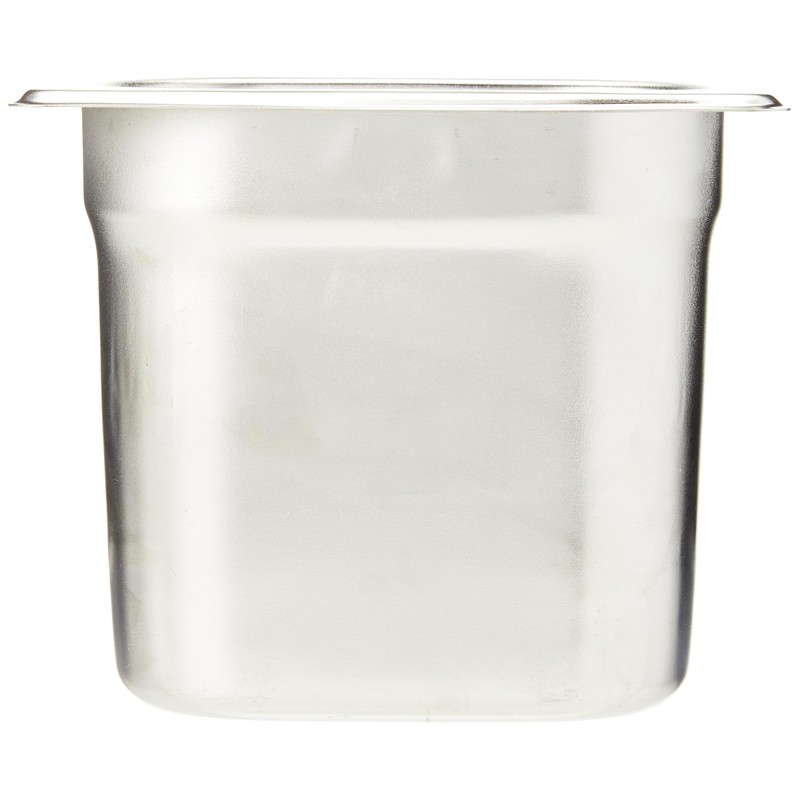 Vogue Stainless Steel 1/9 Gastronorm Tray 150 mm Deep, Silver,