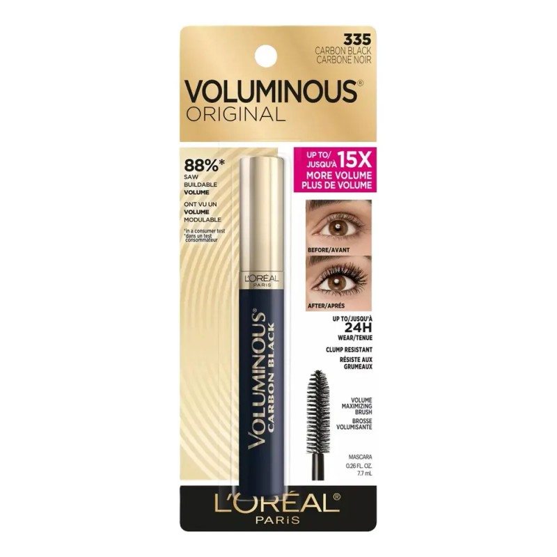 Loreal Paris Voluminous Carbon Black Waterproof Color 335 Carbon Black