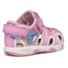 Geox Girls' B Multy Girl Sandal, Dk Pink
