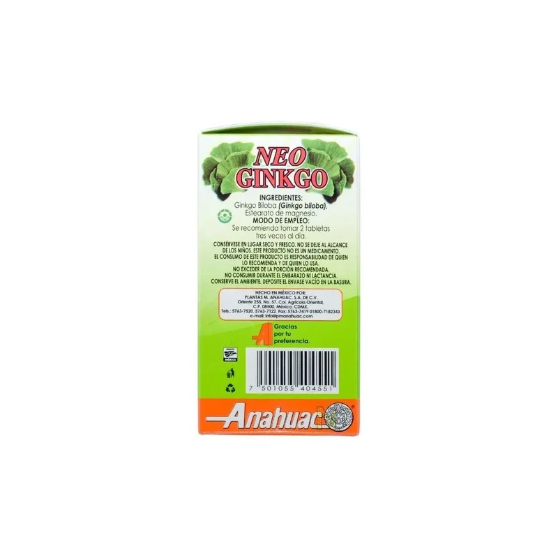 Neo Ginkgo (100 Tabs) Anahuac
