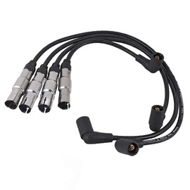 DTMAP Ignition Spark Plug Wire Set of 4 Compatible with Volkswagen Beetle Golf,Jetta,L4 2.0L