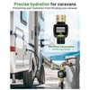 Water Flow Meter for RV, Unistyle 3/4" Hose Water Meter