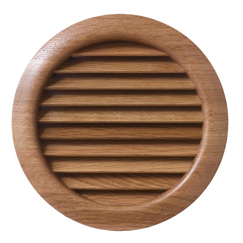La Ventilazione LGRS125QL Ventilation Grille Round Painted Oak Diameter 140
