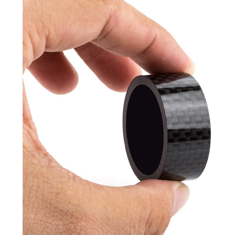 Unikstone 12 Pieces Bike Headset Spacer Carbon Fiber Bicycle Front