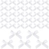 Pndeyo 35pcs Mini Gift Wrap Bows, Tiny Cute Satin Ribbon