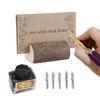 Feather Pen Exquisite Vintage Elegant Stainless Steel Smoothly Writing Wear