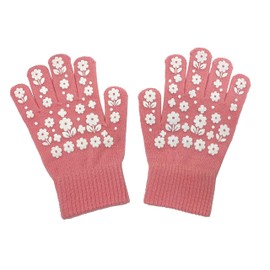 Maruma 軍手 Pikkorino Flower Glove for School Entrance and Preparation, for Nursery, Kindergarten, Elementary School Girls 0615002200