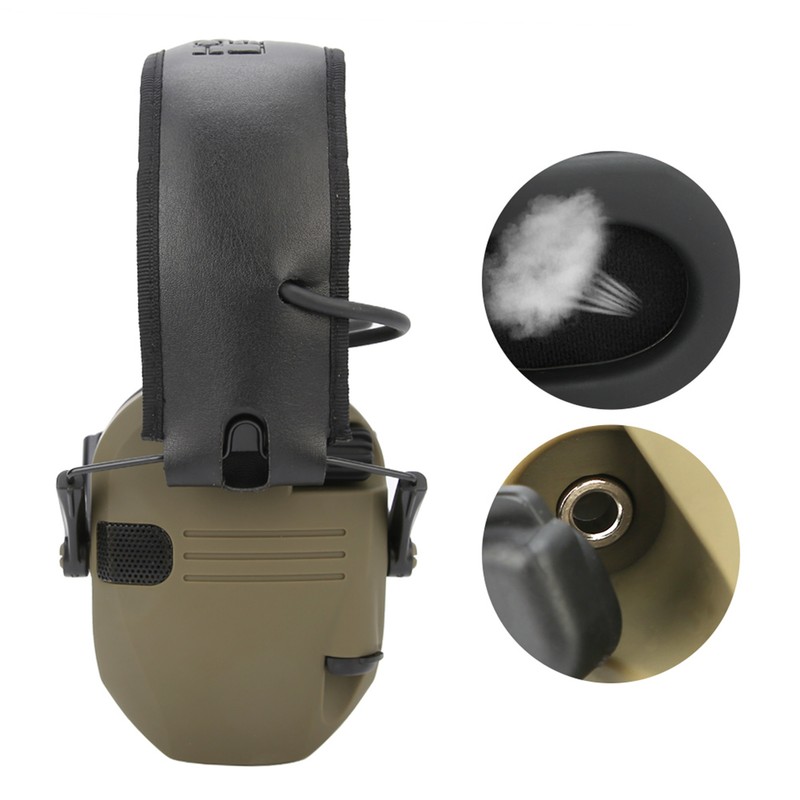 Foldable AntiNoise Earmuffs Soundproof Ear Defenders Protection for Working Hunting(Military