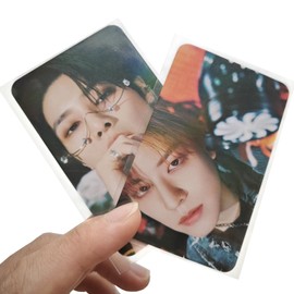 KPOPBP Photocard Sleeves HD Translucent Card Protector 50 Pcs Per Pack for Photocards Kpop Lomo Cards Merchandise(58 x 89mm)
