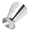 75ml Cocktail Jigger, Stainless Steel Measuring Cup with Scale Multifunctional