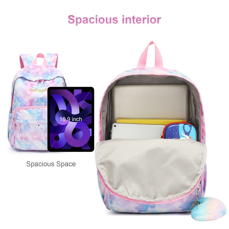 Caran·Y Waterproof Girls Backpack for Kids in Elementary School bag