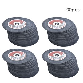 WFLNHB 100 Pack 4 Inch x 0.040 Inch x 5/8 Inch Metal and Stainless Steel Cut Off Wheels Fit for Angle Grinders