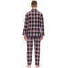 MoFiz Men's 100% Cotton Pajamas Set Long Sleeve Button Pijamas