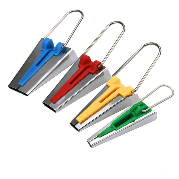 4 Pieces Sewing Bias Binding Maker Set, Fabric Tape Maker