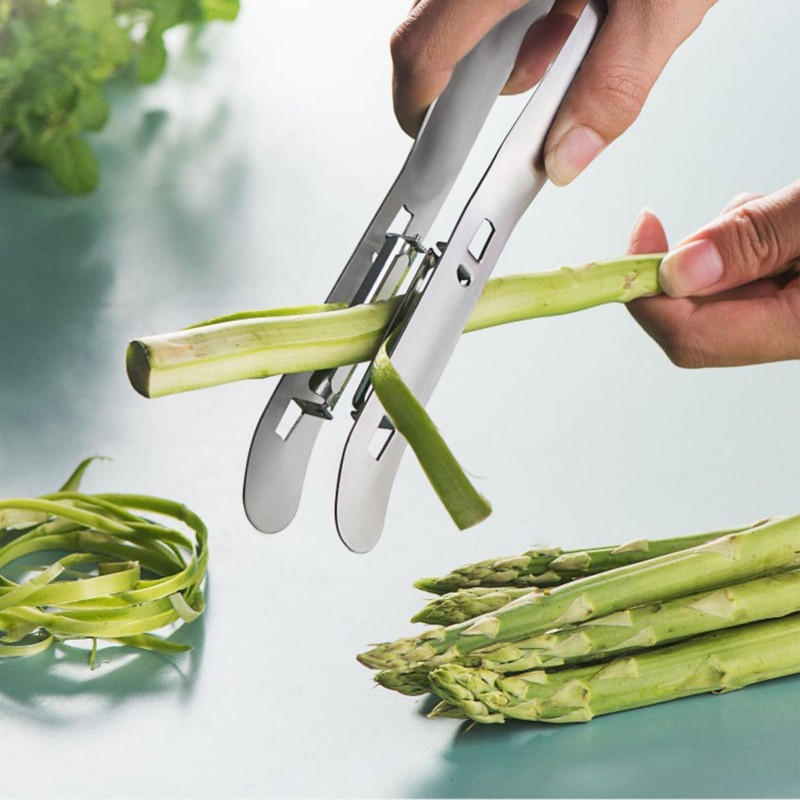 Veggie Peeler,Stainless Steel Double-Sided Fruit Peeler with Handle | Kitchen