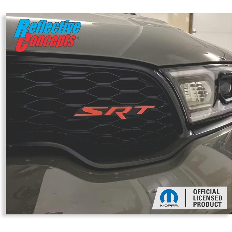 Reflective Concepts - SRT Front and Rear Badge Overlay Decal