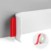 Peel and Stick Baseboard Trim,2.1 Inch x 20 Feet Rubber