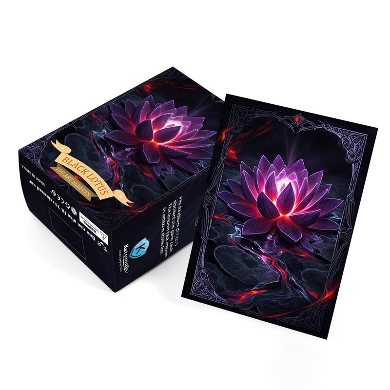 Katomula 100 MTG Card Sleeves with 100 Inner Sleeves, Textured