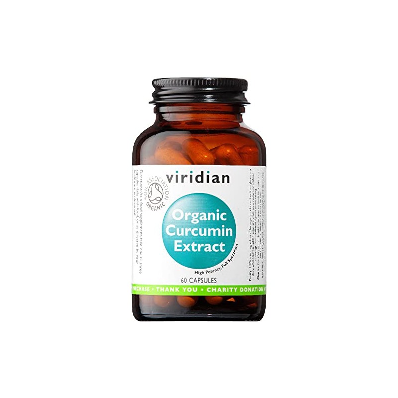 Viridian Organic Curcumin Extract Vegicaps 60