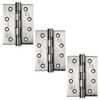 3 x Grade 11 Fire Rated Ball Bearing Door Hinges